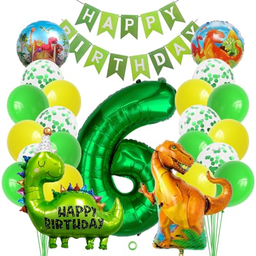 Dino Geburtstag Deko 6 Jahre Kindergeburtstag Deko Dino 6 Geburtstag Junge Mädchen Kindergeburtstag Dino Geburtstag Deko Dinosaurier Geburtstagsdeko Jungen 6 Jahre Dino Geburtstag Deko 6. Geburtstag von SNOWZAN