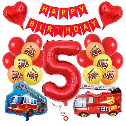 Geburtstagsdeko Jungen Luftballons 5.Jahr Feuerwehrmann Geburtstag Deko Kindergeburtstag Feuerwehrauto Ballon 5.Geburtstag Junge Feuerwehr Folienballon 5 Jahre Jungen Geburtstag Feuerwehrauto Deko Geburtstagsdeko Jungen Luftballons 5.Jahr Feuerwehrmann Geburtstag Deko Kindergeburtstag Feuerwehrauto Ballon 5.Geburtstag Junge Feuerwehr Folienballon 5 Jahre Jungen Geburtstag Feuerwehrauto Deko von SNOWZAN