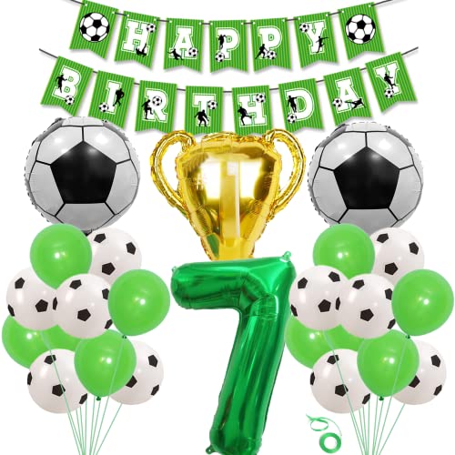 SNOWZAN 25 Stück Fußball 7. Geburtstagsdeko Jungen Fussball Deko Geburtstag Kinder 7 jahre Fußball Party Deko Zubehör Luftballon 7. Geburtstag Junge Soccer Party Fußball Ballons Deko Fussball Party SNOWZAN 25 Stück Fußball 7. Geburtstagsdeko Jungen Fussball Deko Geburtstag Kinder 7 jahre Fußball Party Deko Zubehör Luftballon 7. Geburtstag Junge Soccer Party Fußball Ballons Deko Fussball Party von SNOWZAN