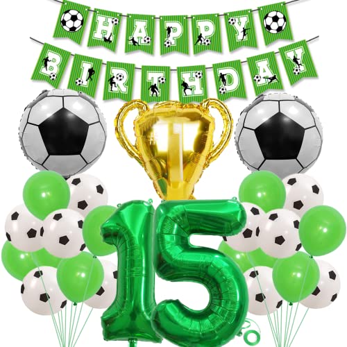 SNOWZAN 25 Stück Fussball Deko Geburtstag Set Fußball Luftballons Für Kinder Fußballfan-geburtstagsfeier Fußball Kindergeburtstag Party Deko Fussball Happy Birthday Banner Fußball 15.geburtstag Deko SNOWZAN 25 Stück Fussball Deko Geburtstag Set Fußball Luftballons Für Kinder Fußballfan-geburtstagsfeier Fußball Kindergeburtstag Party Deko Fussball Happy Birthday Banner Fußball 15.geburtstag Deko von SNOWZAN