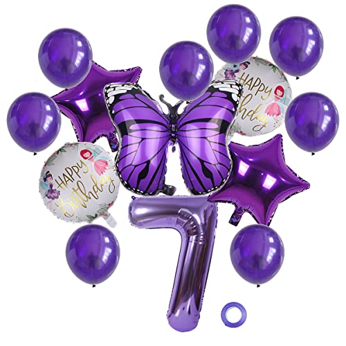 SNOWZAN Lila Schmetterling Geburtstagsdeko Mädchen Luftballon Girlande Lila 7.Geburtstagsdeko Schmetterling Ballons Lila Ballon Girlanden Set Lila Luftballons Lila Deko Schmetterling Deko Geburtstag SNOWZAN Lila Schmetterling Geburtstagsdeko Mädchen Luftballon Girlande Lila 7.Geburtstagsdeko Schmetterling Ballons Lila Ballon Girlanden Set Lila Luftballons Lila Deko Schmetterling Deko Geburtstag von SNOWZAN