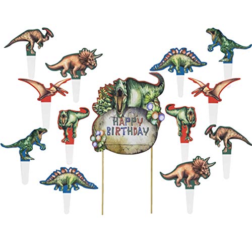 SNOWZAN Tortendeko Dinosaurier Dinosaurier Tortendeko Dinosaurier Kuchen Topper Dinosaurier Cake Topper Dino Cupcake Toppers Tier Cocktailspieße Tortendeko Geburtstag Junge Cake Toppers für Dinoparty SNOWZAN Tortendeko Dinosaurier Dinosaurier Tortendeko Dinosaurier Kuchen Topper Dinosaurier Cake Topper Dino Cupcake Toppers Tier Cocktailspieße Tortendeko Geburtstag Junge Cake Toppers für Dinoparty von SNOWZAN