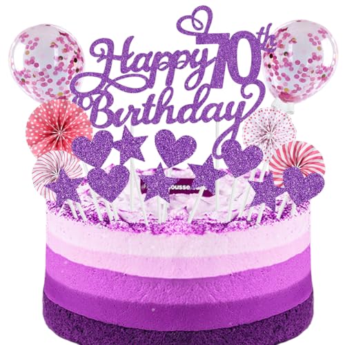 Tortendeko Geburstagstorte Happy Birthday Kuchendeko Purpur Rosa Tortendeko 70 Geburtstag Frauen Männer Happy Birthday Kuchen Deko Glitter Cake Topper 70 Geburtstag Happy 70th Birthday Tortendeko Tortendeko Geburstagstorte Happy Birthday Kuchendeko Purpur Rosa Tortendeko 70 Geburtstag Frauen Männer Happy Birthday Kuchen Deko Glitter Cake Topper 70 Geburtstag Happy 70th Birthday Tortendeko von SNOWZAN