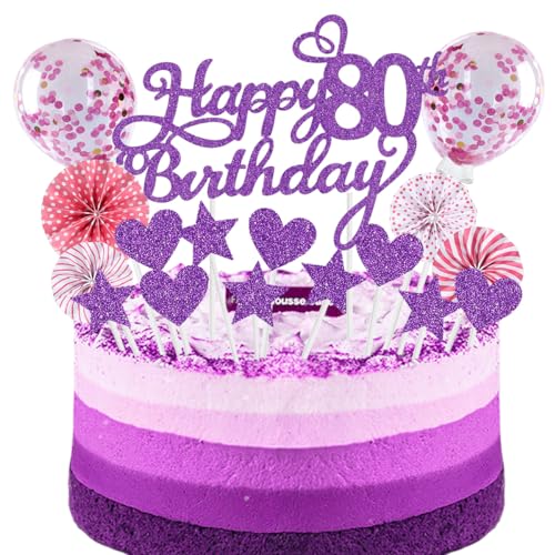 Tortendeko Geburstagstorte Happy Birthday Kuchendeko Purpur Rosa Tortendeko 80 Geburtstag Frauen Männer Happy Birthday Kuchen Deko Glitter Cake Topper 80 Geburtstag Happy 80th Birthday Tortendeko Tortendeko Geburstagstorte Happy Birthday Kuchendeko Purpur Rosa Tortendeko 80 Geburtstag Frauen Männer Happy Birthday Kuchen Deko Glitter Cake Topper 80 Geburtstag Happy 80th Birthday Tortendeko von SNOWZAN