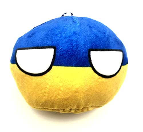 Countryballs Countryball-Ball, niedliche Ukraine-Flagge, 10 cm, Nylon Countryballs Countryball-Ball, niedliche Ukraine-Flagge, 10 cm, Nylon von SNS Components