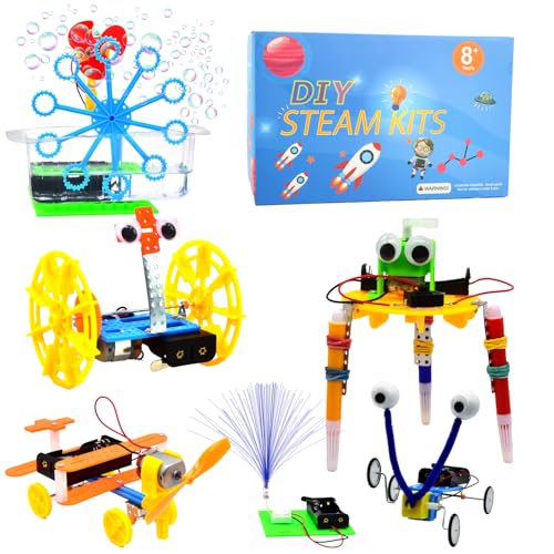 Experimente für Kinder ab 6 7 8 9 10 11 12, Elektronik Baukasten SOARFLY, Experimentierkasten für Jungen & Mädchen, Pädagogischer Baukasten zur Erforschung (6-in-1 Experimentierkasten) von SOARFLY