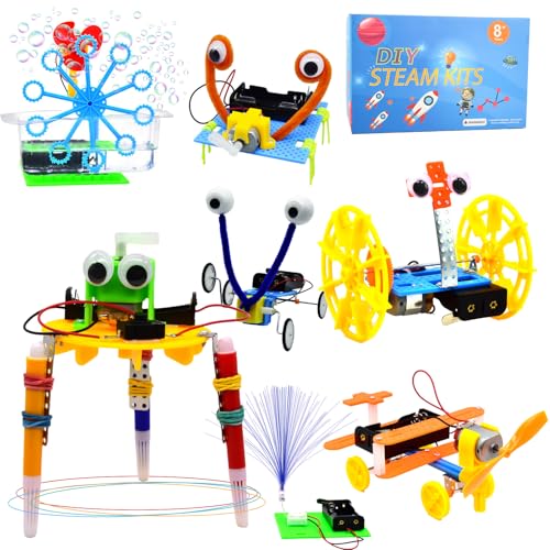 Experimente für Kinder ab 6 7 8 9 10 11 12, Elektronik Baukasten SOARFLY, Experimentierkasten für Jungen & Mädchen, Pädagogischer Baukasten zur Erforschung (7-in-1 Experimentierkasten) von SOARFLY