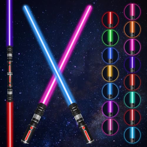 Lichtschwert 15 Farben Laserschwert Kinder Erwachsene, SOARFLY 2-in-1 FX Laserschwert Lichtschwert Kinder Simulierter Filmkampf-Soundfonts für Party Geschenk, Cosplay Lichtschwert 15 Farben Laserschwert Kinder Erwachsene, SOARFLY 2-in-1 FX Laserschwert Lichtschwert Kinder Simulierter Filmkampf-Soundfonts für Party Geschenk, Cosplay von SOARFLY