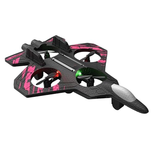 SOARFLY Ferngesteuertes Flugzeug, RC Flugzeug Ferngesteuert,2.4 Ghz Ferngesteuerte Flugzeuge Mit LED,3 Akkus/4 Ersatzpropeller,Rc Plane Drohne 360 ° Flip Modellflugzeug,Geeignet Für Kinder (Grün) von SOARFLY