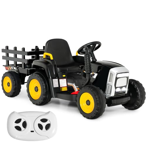 SOARS Elektro-Traktor für Kinder, 12 V, Elektroauto für Kinder, Fernbedienung 2,4 G, Geschwindigkeit verstellbar, 3 Stufen, Multimedia mit Hupe, MP3, Bluetooth, USB, Geschenk für Kinder ab 3 Jahren + SOARS Elektro-Traktor für Kinder, 12 V, Elektroauto für Kinder, Fernbedienung 2,4 G, Geschwindigkeit verstellbar, 3 Stufen, Multimedia mit Hupe, MP3, Bluetooth, USB, Geschenk für Kinder ab 3 Jahren + von SOARS