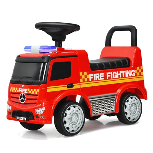 SOARS Mercedes-Benz Rutschauto, Feuerwehrauto mit Warnleuchte, Hupe & Musik, Rutschfahrzeug mit verstecktem Stauraum, Kinderfahrzeug bis 25 kg belastbar, für Kinder ab 1 Jahr SOARS Mercedes-Benz Rutschauto, Feuerwehrauto mit Warnleuchte, Hupe & Musik, Rutschfahrzeug mit verstecktem Stauraum, Kinderfahrzeug bis 25 kg belastbar, für Kinder ab 1 Jahr von SOARS