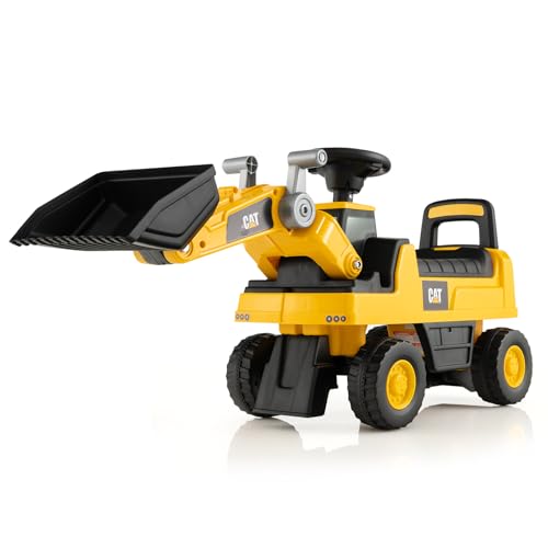 SOARS Sitzbagger, Kinderbagger mit Lenkbarer Schaufel, Rutschauto mit Hupe, verstecktem Stauraum & Kippschutz, Bagger zum Draufsitzen bis 25 kg belastbar, für Kinder ab 1 Jahr SOARS Sitzbagger, Kinderbagger mit Lenkbarer Schaufel, Rutschauto mit Hupe, verstecktem Stauraum & Kippschutz, Bagger zum Draufsitzen bis 25 kg belastbar, für Kinder ab 1 Jahr von SOARS