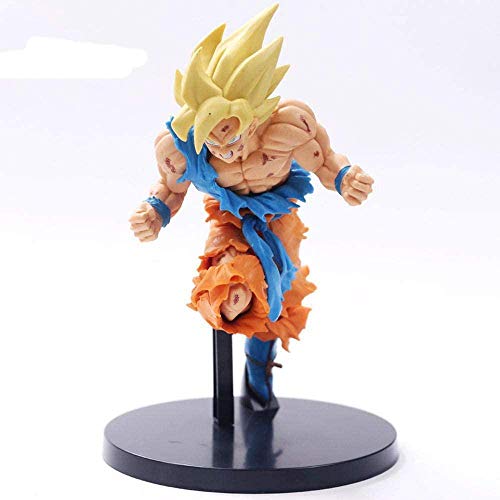 Anime Figuren Dragon Ball Super Saiyajin Son Goku Blonde Actionfigur Animierte Figur Anime Model Sammlerstücke Anime Geschenke Spielzeug Modell Kits von SOBAGQ GF