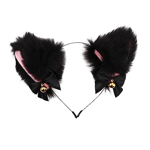SOESFOUFU 1stück Katzenohren Haarreif Mit Glöckchen Lustiger Und Praktischer Haarschmuck Für Cosplay Festivals Und Kostümpartys Leicht Und Bequem Für Frauen Und Mädchen von SOESFOUFU