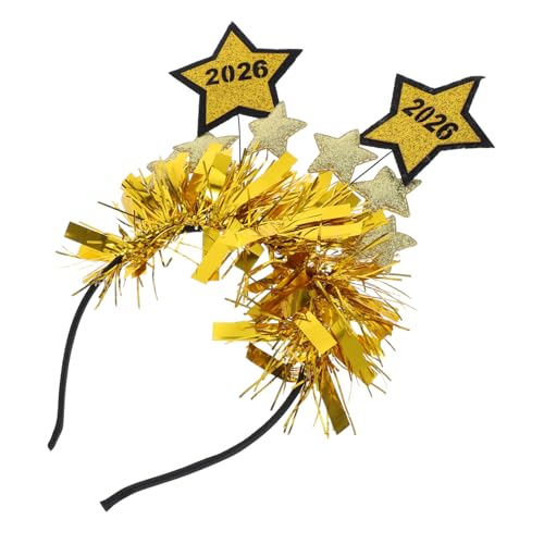 SOESFOUFU Festliches Haaraccessoire mit Sternen für Erwachsene für Neujahrsfeiern Partys und Festliche Anlässe Goldene Pailletten Dekorationen für Einen Strahlenden Look SOESFOUFU Festliches Haaraccessoire mit Sternen für Erwachsene für Neujahrsfeiern Partys und Festliche Anlässe Goldene Pailletten Dekorationen für Einen Strahlenden Look von SOESFOUFU