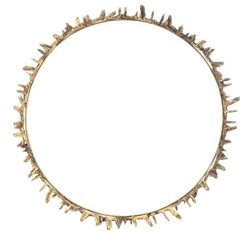 SOESFOUFU Haaraccessoire für Partys und Veranstaltungen Unisex Dornkrone Gold für Männer und für Hochzeiten Abschlussbälle und Kostümpartys Design von SOESFOUFU