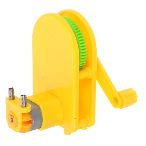 SOESFOUFU Handkurbelgenerator DIY Experiment Leichter Tragbarer Generatormotor für Physikunterricht Stem Kit zur Praktischer Lernfähigkeiten SOESFOUFU Handkurbelgenerator DIY Experiment Leichter Tragbarer Generatormotor für Physikunterricht Stem Kit zur Praktischer Lernfähigkeiten von SOESFOUFU