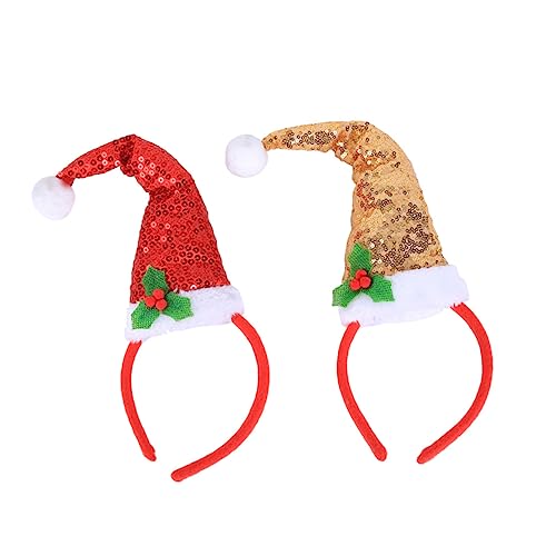 SOESFOUFU Lichtechtes Weihnachtsmützen-stirnband Für Erwachsene Jungen Und Mädchen Festliches Party-accessoire von SOESFOUFU