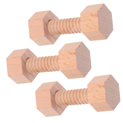 SOESFOUFU Holzschrauben-spielset Für Kleinkinder Sicheres Lernspielzeug Feinmotorik Kreatives Bauen Und Interaktives Spiel Robust Und Langlebig von SOESFOUFU