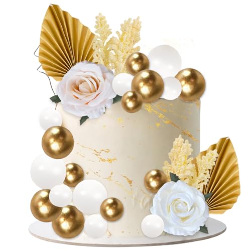 30 Stück Boho Tortendeko, Torten Deko Kugeln, Kuchen Dekoration Kugel Palmblätter Kuchendekoration Tortendeko Blumen, Cake Topper Geburtstag, Tortenaufsatz für Hochzeit, Geburtstag, Babyparty 30 Stück Boho Tortendeko, Torten Deko Kugeln, Kuchen Dekoration Kugel Palmblätter Kuchendekoration Tortendeko Blumen, Cake Topper Geburtstag, Tortenaufsatz für Hochzeit, Geburtstag, Babyparty von SOETDERT