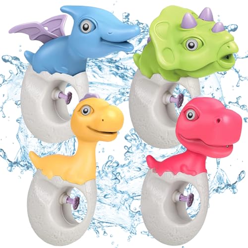 SOETDERT Wasserpistole Kinder, 4 Stück Dinosaurier Wasserpistole, Wasserspritzpistole Klein, Water Gun Mini Spritzpistole Kinder Schwimmbad Spielzeug für Garten Strände Sommer Party Outdoor (4pcs) SOETDERT Wasserpistole Kinder, 4 Stück Dinosaurier Wasserpistole, Wasserspritzpistole Klein, Water Gun Mini Spritzpistole Kinder Schwimmbad Spielzeug für Garten Strände Sommer Party Outdoor (4pcs) von SOETDERT