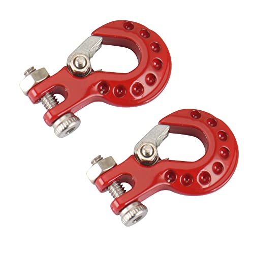 SOFORFREEM 2 Stück Metall Anhänger Haken Dekoration Winde Haken für 1/10 RC Raupenauto Axial SCX10 TRX4 D90 Upgrade-Teile, 1 SOFORFREEM 2 Stück Metall Anhänger Haken Dekoration Winde Haken für 1/10 RC Raupenauto Axial SCX10 TRX4 D90 Upgrade-Teile, 1 von SOFORFREEM