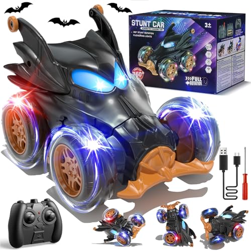 SOGAWEBB Ferngesteuertes Auto ab 3 4 5 6 7 8 9 10 Jahre, 2.4Ghz 4WD 360° Flipper Drift RC Car, RC Auto Spielzeug Jungen, Monstertruck Kinder Spielzeug ab 3-8 Jahre Junge von SOGAWEBB