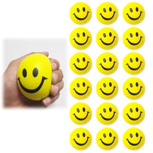 18 Stücke Anti Stress Spielzeug Bälle,Stressball, Antistressbälle für Kinder Erwachsene,Mini Lächeln Gesicht Bälle,Mini Schaum Stressbälle,Antistressball Bälle Wutball für Kinder Erwachsene 18 Stücke Anti Stress Spielzeug Bälle,Stressball, Antistressbälle für Kinder Erwachsene,Mini Lächeln Gesicht Bälle,Mini Schaum Stressbälle,Antistressball Bälle Wutball für Kinder Erwachsene von SOGHO