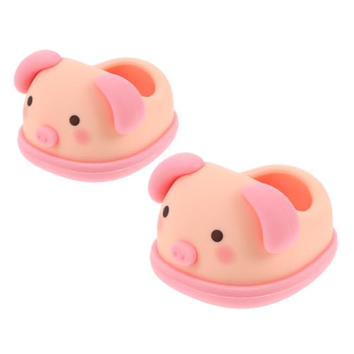 SOIMISS 1 Paar Kleine Schuhe: 4,3 X 4,1 X 2,8 cm, Mini-schuhzubehör Aus Kunststoff Für Puppen – Süße Schweinchen-Schuhe – Einfach Anzuziehen Für Kreative Spielen Der Kinder SOIMISS 1 Paar Kleine Schuhe: 4,3 X 4,1 X 2,8 cm, Mini-schuhzubehör Aus Kunststoff Für Puppen – Süße Schweinchen-Schuhe – Einfach Anzuziehen Für Kreative Spielen Der Kinder von SOIMISS