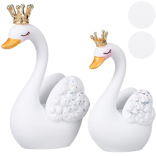 SOIMISS 1 Paar Schwan-Ornamente Dekoration Aquamarin Schwanenstatue Auf Dem Armaturenbrett des Autos Figur Künstlich Basteln Sie Schwanenstatuen Eins Schwäne Szene Innere Mit Weiß Harz SOIMISS 1 Paar Schwan-Ornamente Dekoration Aquamarin Schwanenstatue Auf Dem Armaturenbrett des Autos Figur Künstlich Basteln Sie Schwanenstatuen Eins Schwäne Szene Innere Mit Weiß Harz von SOIMISS