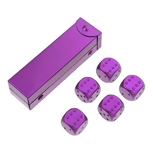 SOIMISS 1 Satz Aluminiumlegierung Würfelset Kleine Partywürfel für Spiele Leicht und Tragbar für Feste und Feiern Langlebig und Handlich für Mehr Spielspaß SOIMISS 1 Satz Aluminiumlegierung Würfelset Kleine Partywürfel für Spiele Leicht und Tragbar für Feste und Feiern Langlebig und Handlich für Mehr Spielspaß von SOIMISS