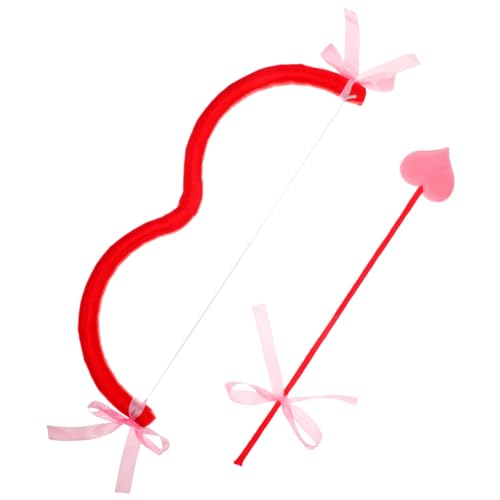 SOIMISS 1 Satz Amor- -Requisiten Valentinstag-Amor-Dekorationen lustig Amor Halloween Kostüm Frauen Fasching zubehör faschingsaccessoires Party-Cosplay-Requisite Amor Stoff rot von SOIMISS