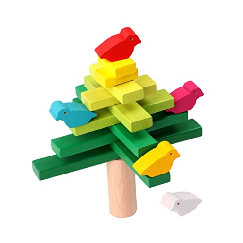 SOIMISS 1 Satz Balancierendes Baumspielzeug für Kleinkinder Kreatives Lernspielzeug aus Holz für Jahre Fördert Motorik und Farberkennung Eltern Junge Mädchen Pädagogisches für von SOIMISS