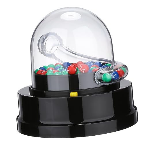 SOIMISS 1 Satz Desktop-Spiele Klein Elektrische Maschine Elektronisch Lotto Mini Jackpot-Maschine Verlosen Tombola-Maschine Elektrische Gewinnspielmaschine Black Abs von SOIMISS