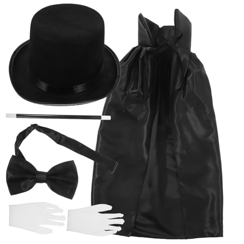 SOIMISS 1 Satz Detektiv Kostümset für Hut Handschuhe Fliege Requisiten für Halloween Cosplay und Rollenspiele von SOIMISS