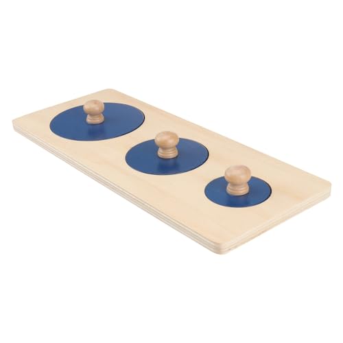 SOIMISS 1 Satz Holzpuzzle für Geometrische Formen Lernspielzeug Sicher und Kinderfreundlich Motorik und Fantasie Geeignet für Kleinkinder von SOIMISS