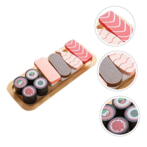 SOIMISS 1 Satz Holzspielzeug Sushi für Simulation Food Dekoration Kreatives für Jungen und für Kindergeburtstage Feiertage und Kreative Spielstunden SOIMISS 1 Satz Holzspielzeug Sushi für Simulation Food Dekoration Kreatives für Jungen und für Kindergeburtstage Feiertage und Kreative Spielstunden von SOIMISS