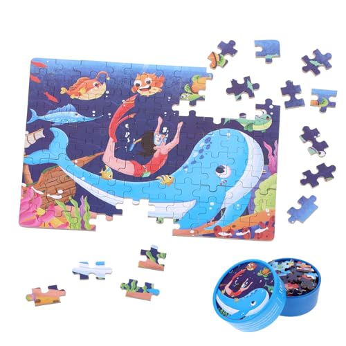 SOIMISS 1 Satz Kinderpuzzle aus Papier Unterwasserwelt Puzzle für Kleinkinder Teile Geeignet für Jahre Fördert Kreativität und Logisches Eltern Junge Mädchen von SOIMISS