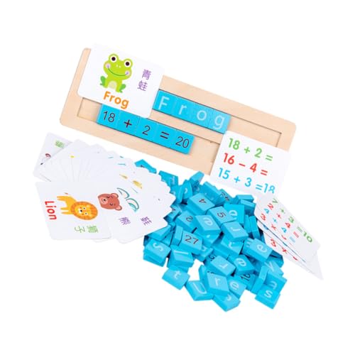 SOIMISS 1 Satz Lernspielzeug Buchstaben und Zahlen für Frühe Bildung Einfaches Matching Spiel für Kleinkinder und Vorschulkinder Fördert Worterkennung und Zählfähigkeiten SOIMISS 1 Satz Lernspielzeug Buchstaben und Zahlen für Frühe Bildung Einfaches Matching Spiel für Kleinkinder und Vorschulkinder Fördert Worterkennung und Zählfähigkeiten von SOIMISS