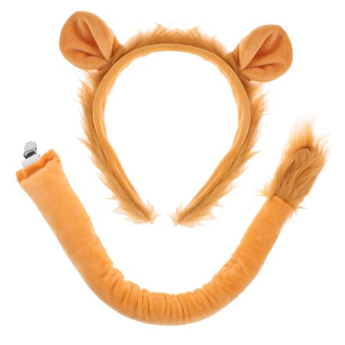 SOIMISS 1 Satz Löwenkostüm Teiliges mit Haarreif und Dekorativem für Halloween Cosplay und Kostümpartys Vielseitiges Accessoire für Rollenspiele und Festliche Anlässe SOIMISS 1 Satz Löwenkostüm Teiliges mit Haarreif und Dekorativem für Halloween Cosplay und Kostümpartys Vielseitiges Accessoire für Rollenspiele und Festliche Anlässe von SOIMISS