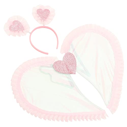 SOIMISS 1 Satz Love Wings Requisiten Party-Kopfschmuck Kostüm für Mädchen Flügel für Kostüm Party Kopfbedeckung Cosplay-Stirnband Flügelstütze für Kostüm Flügel Stoff Rosa SOIMISS 1 Satz Love Wings Requisiten Party-Kopfschmuck Kostüm für Mädchen Flügel für Kostüm Party Kopfbedeckung Cosplay-Stirnband Flügelstütze für Kostüm Flügel Stoff Rosa von SOIMISS