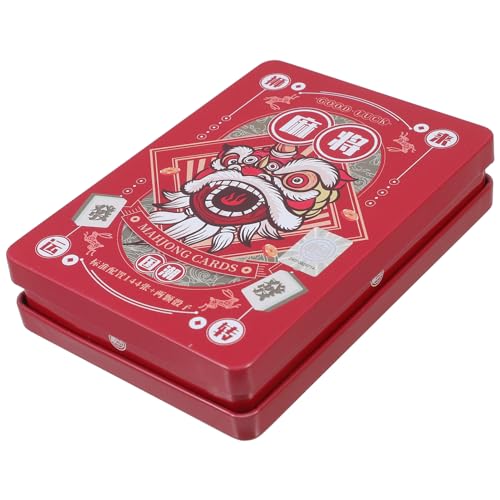 SOIMISS 1 Satz Mahjong Karten Karten für Reisen Partyspiele Würfeln Leicht und Tragbar für Familien und Freunde SOIMISS 1 Satz Mahjong Karten Karten für Reisen Partyspiele Würfeln Leicht und Tragbar für Familien und Freunde von SOIMISS