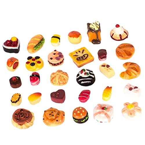 SOIMISS 1 Satz Mini Dessert Modell Set für Puppenhaus Teiliges Fake Dessert Miniatur Lebensmittel für Kreative Szenen und DIY Projekte von SOIMISS