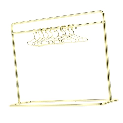 SOIMISS 1 Satz Mini-aufhänger Kleiderstange Für Puppen Puppenkleiderbügel Kleidungsstück Trockenständer Für Puppenkleidung Kleiderbügel Für Puppen Gemacht Miniatur Tuch Eisen Golden SOIMISS 1 Satz Mini-aufhänger Kleiderstange Für Puppen Puppenkleiderbügel Kleidungsstück Trockenständer Für Puppenkleidung Kleiderbügel Für Puppen Gemacht Miniatur Tuch Eisen Golden von SOIMISS