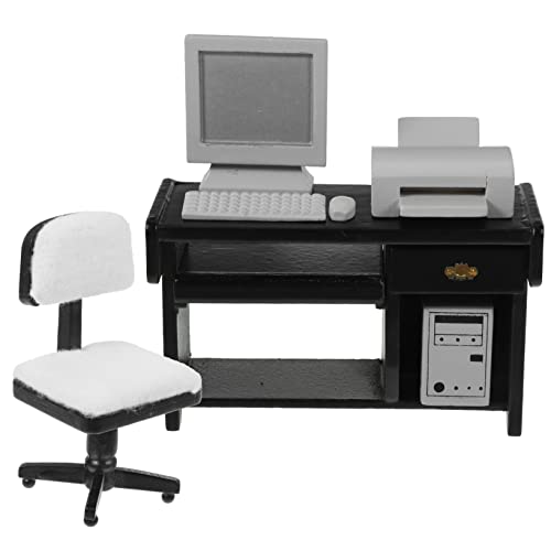 SOIMISS 1 Satz Mini-möbelmodell Geburtstag Mini-Computer Puppe Mini-Desktop Miniatur-büromöbel Mini-schreibtischspielzeug Bürominiaturen Schreibtischmodell Miniaturbüro Holz Black SOIMISS 1 Satz Mini-möbelmodell Geburtstag Mini-Computer Puppe Mini-Desktop Miniatur-büromöbel Mini-schreibtischspielzeug Bürominiaturen Schreibtischmodell Miniaturbüro Holz Black von SOIMISS