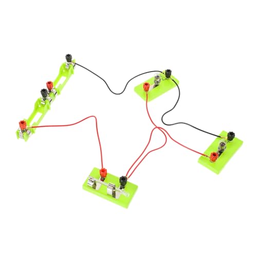 SOIMISS 1 Satz Physik Experimenten für Stromkreise Elektronik Bausatz für Schulprojekte und Experimente mit Leichtem Batteriefach Fördert Wissenschaftliches Verständnis und Kreativität von SOIMISS