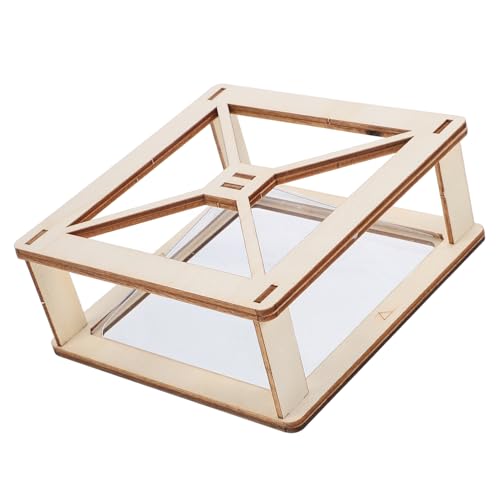 SOIMISS 1 Satz Projektionslernwerkzeuge D Holographie Holz Puzzle Experimentierprojektor Leichter DIY Spielzeugprojektor DIY Holz DIY Holzprojektor hölzern Beige von SOIMISS