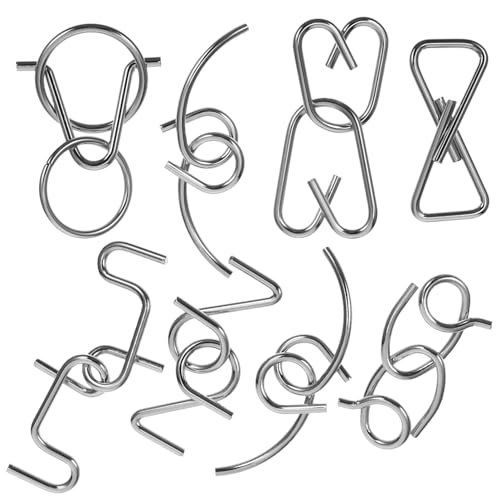 SOIMISS 1 Satz Puzzle Set Teiliges Metall Rätselspiel für Fördert Intelligenz und Problemlösungsfähigkeiten Interaktive Denkspiele für Junge Stabil und Langlebig SOIMISS 1 Satz Puzzle Set Teiliges Metall Rätselspiel für Fördert Intelligenz und Problemlösungsfähigkeiten Interaktive Denkspiele für Junge Stabil und Langlebig von SOIMISS
