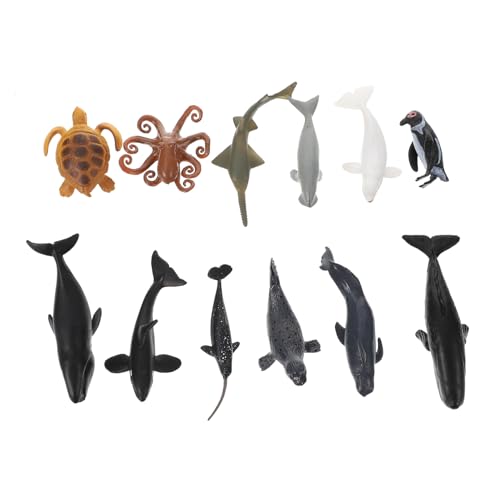 SOIMISS 1 Satz Teiliges Set Mini Meereslebewesen Realistische Tierfiguren für Lernspielzeug Kreativität und Fantasie für Jungen und Mädchen von SOIMISS