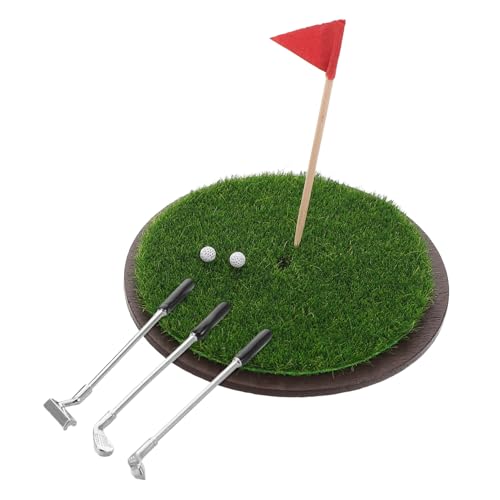 SOIMISS 1 Satz Teiliges Set mit Golfschlägern und Rasen Szenenmodell Dekoratives Zubehör für Sammler und Kinderzimmer Platzsparend und Vielseitig Einsetzbar SOIMISS 1 Satz Teiliges Set mit Golfschlägern und Rasen Szenenmodell Dekoratives Zubehör für Sammler und Kinderzimmer Platzsparend und Vielseitig Einsetzbar von SOIMISS